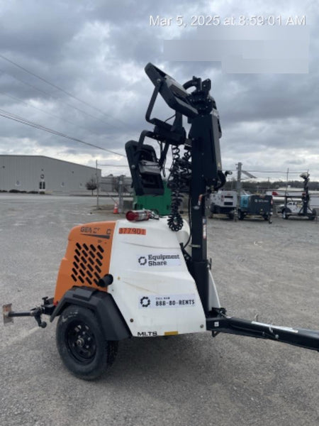 2023 Generac MLT2 Diesel, Flex Switch 120V Input, Powerzone Controller, 
(4) 320W LED Lights, 4kW Generator, 39.9 Gal Fuel Tank, 2" Ball, T3