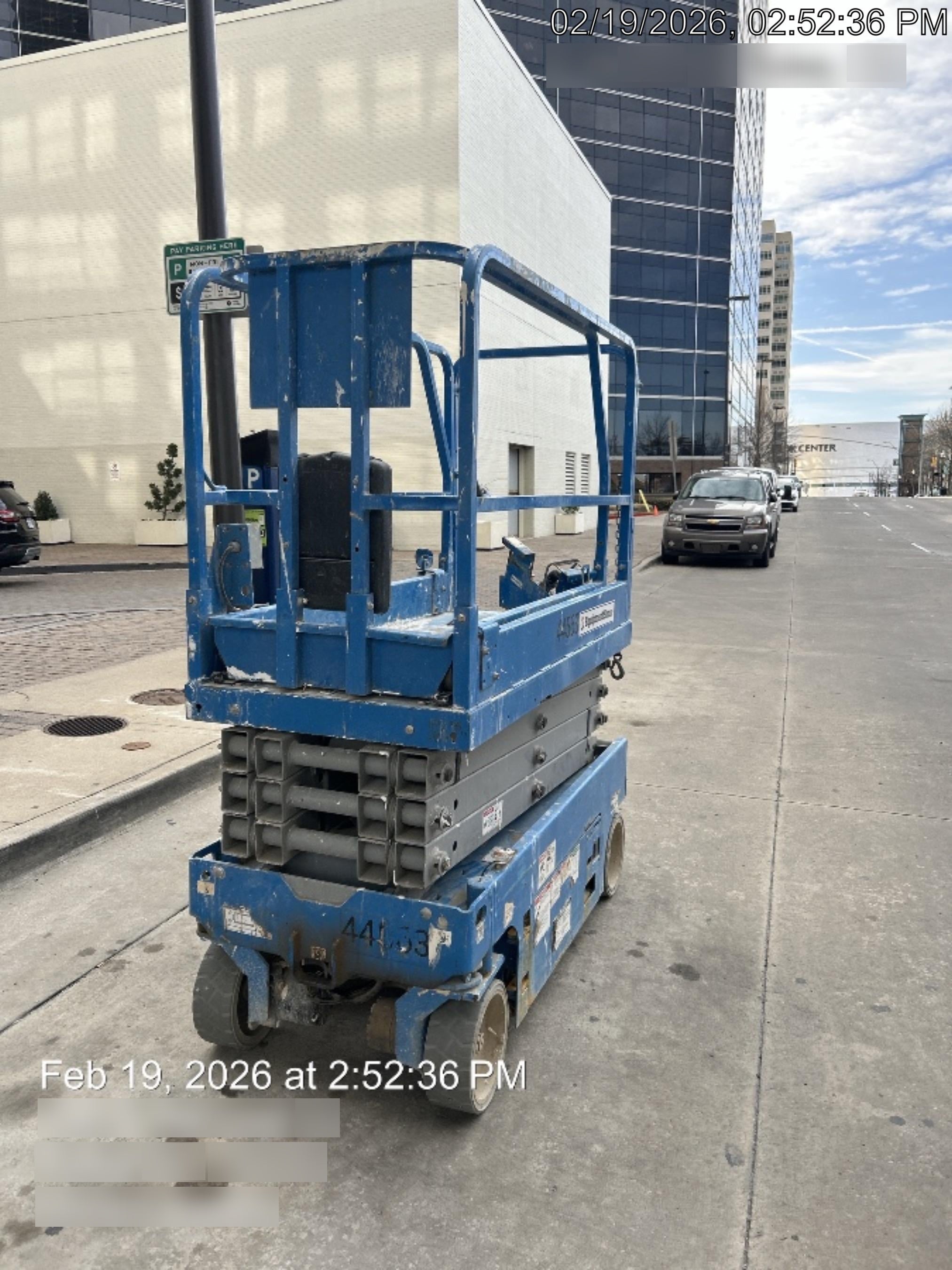 2019 Genie GS-1930 Fixed rails with chain Entry