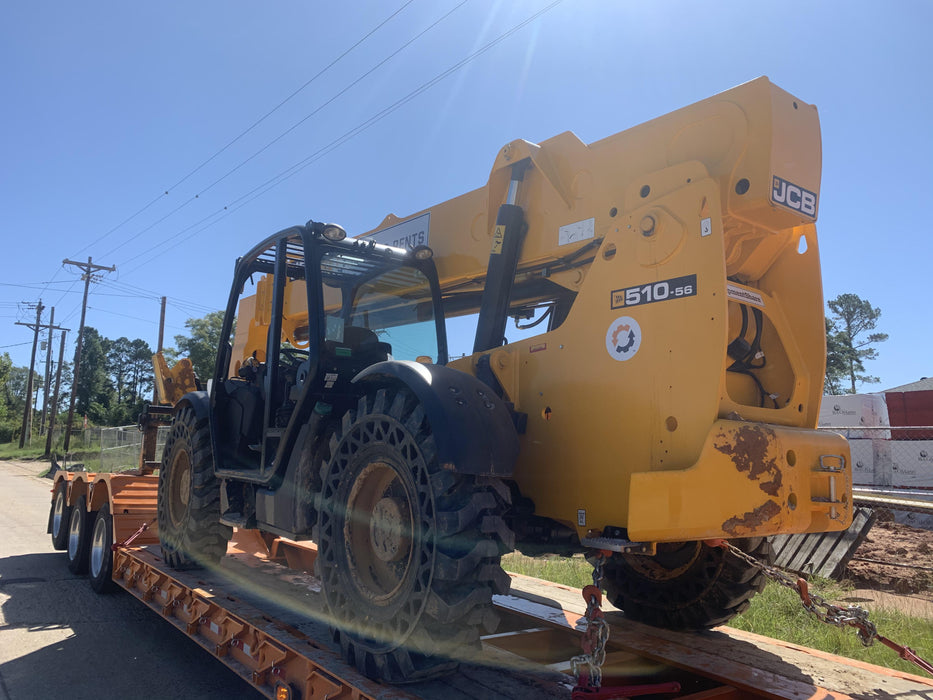 2020 JCB 510-56 Canopy, Solid Tires, Work Lights, Beacon, Aux Hydraulics, Back up Alarm, Lifting Eye, ES Decals