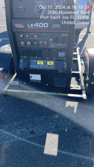 2024 Lincoln Electric LE400 Kubota V1505, Trlr, Cable Rack, Light Kit, ES Decals, T3