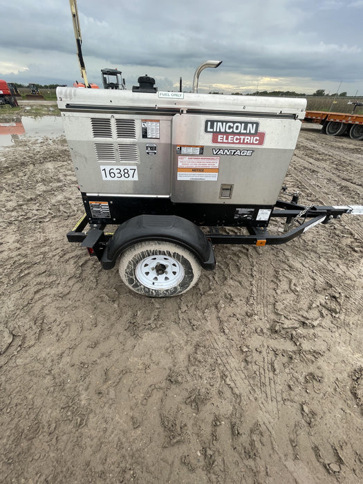 2018 Lincoln Electric Vantage 322 Lincoln Vantage 322 Welder Ready Pak 3 - Vantage 322, Trailer, Fender and light kit, Cable rack
