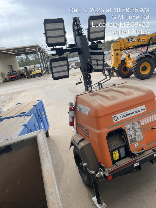 2023 Generac MLT2 Diesel, Flex Switch 120V Input, Powerzone Controller, 
(4) 320W LED Lights, 4kW Generator, 39.9 Gal Fuel Tank, 2" Ball, T3