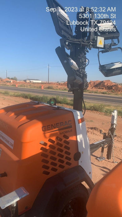 2023 Generac MLT2 Diesel, Flex Switch 120V Input, Powerzone Controller, (4) 320W LED Lights, 4kW Generator, 39.9 Gal Fuel Tank, 2" Ball, T3