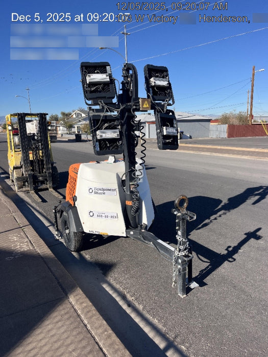 2023 Generac MLT2 Diesel, Flex Switch 120V Input, Powerzone Controller, 
(4) 320W LED Lights, 4kW Generator, 39.9 Gal Fuel Tank, 2" Ball, T3