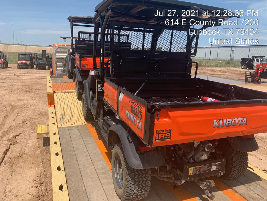 2020 Kubota RTV-X1140W-H Canopy, 4-Seater, Diesel, Windshield Acrylic Clear, LED Strobe, Backup Alarm