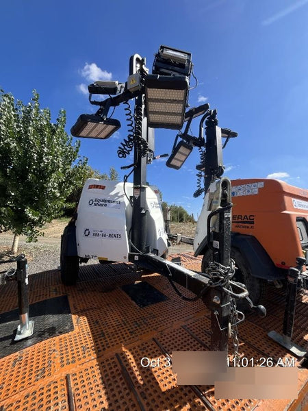 2023 Generac MLT2 Diesel, Flex Switch 120V Input, Powerzone Controller, (4) 320W LED Lights, 4kW Generator, 39.9 Gal Fuel Tank, 2" Ball, T3