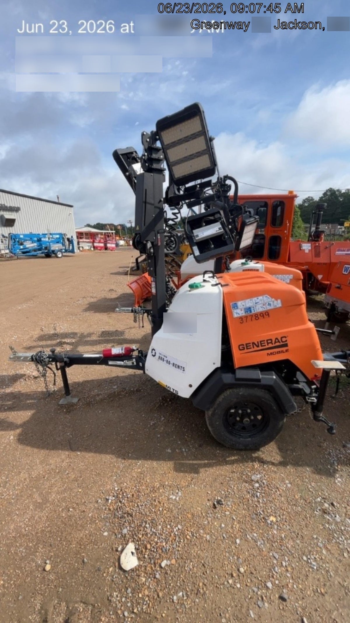 2023 Generac MLT2 Diesel, Flex Switch 120V Input, Powerzone Controller, 
(4) 320W LED Lights, 4kW Generator, 39.9 Gal Fuel Tank, 2" Ball, T3