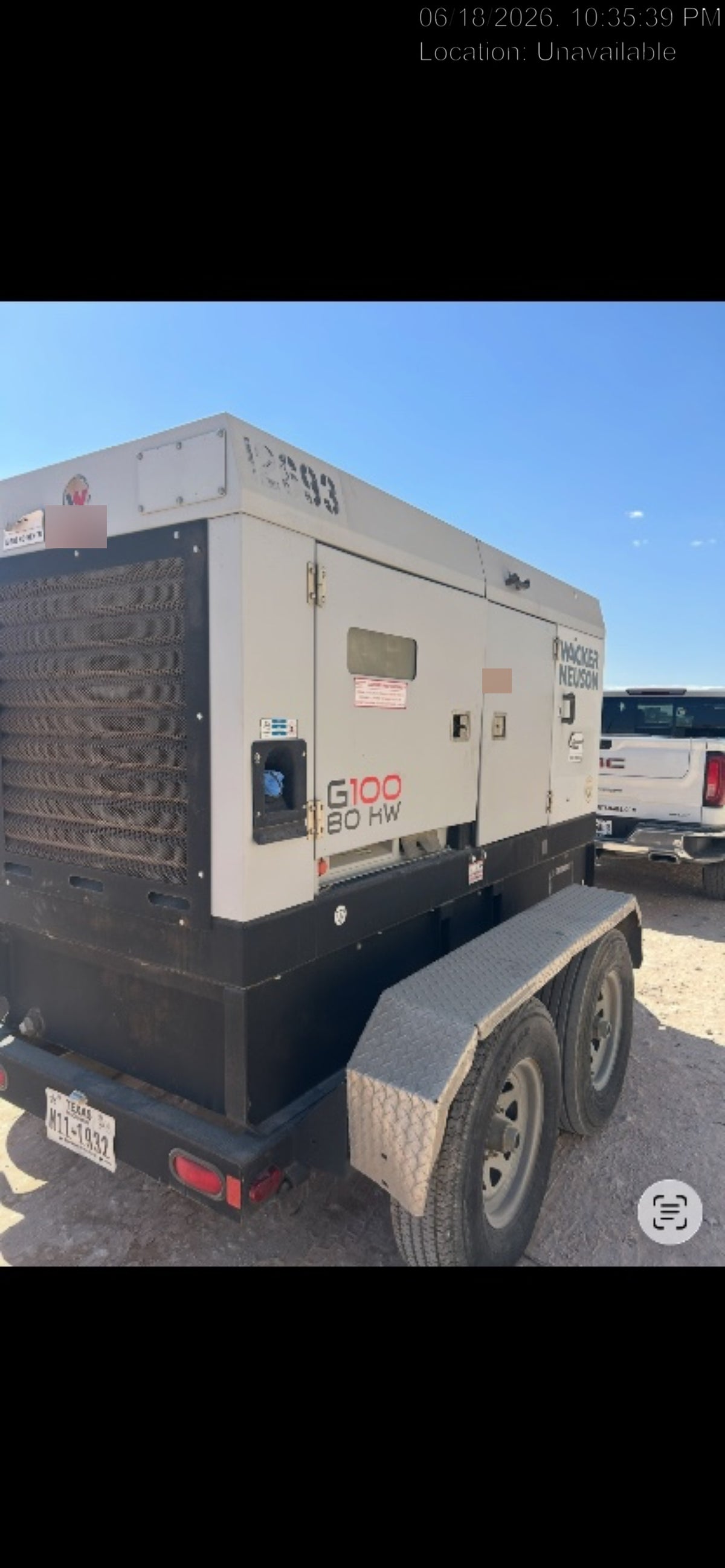 2018 WACKER NEUSON G100