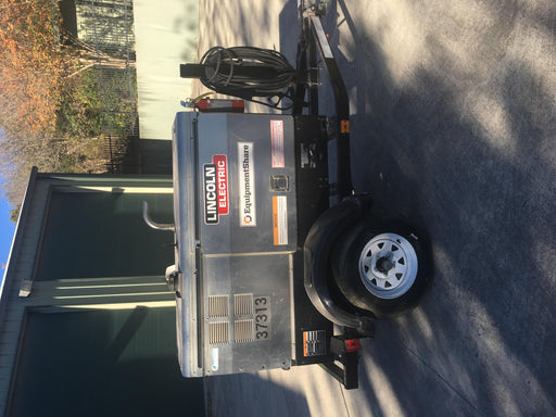 2016 Lincoln Electric Vantage 322 Ready-Pak 3, Two Wheel Trailer, Fender and Light Kit, Cable Rack