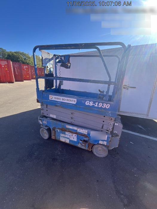 2018 Genie GS-1930 Genie GS-1930 Scissor Lift w/Standard Options
