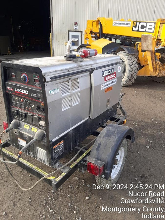 2024 Lincoln Electric LE400 Kubota V1505, Trlr, Cable Rack, Light Kit, ES Decals, T3