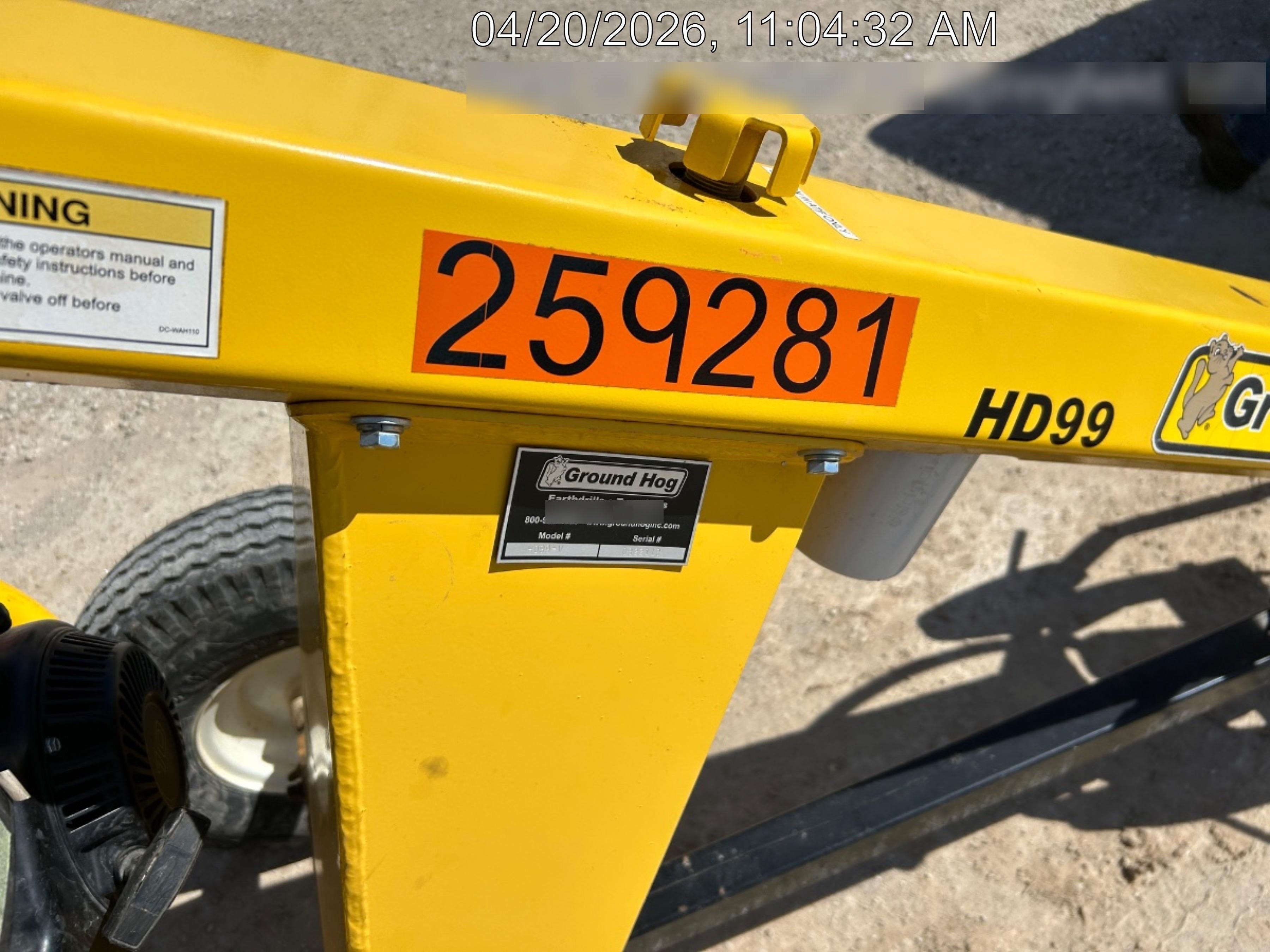 2022 GROUND HOG HD99