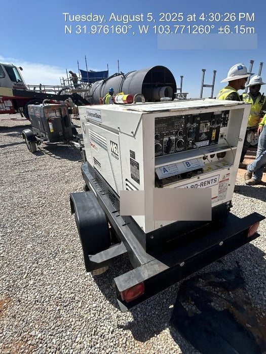 2020 Multiquip DLW400ESA4 400 amp Welder, 14kW, 120/240V, T4F Kubota, Trailer