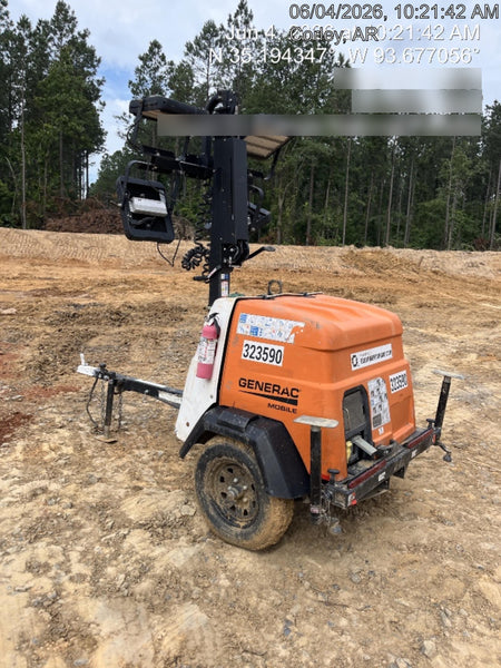 2023 Generac MLT2 Diesel, Flex Switch 120V Input, Powerzone Controller, (4) 320W LED Lights, 4kW Generator, 39.9 Gal Fuel Tank, 2" Ball, T3