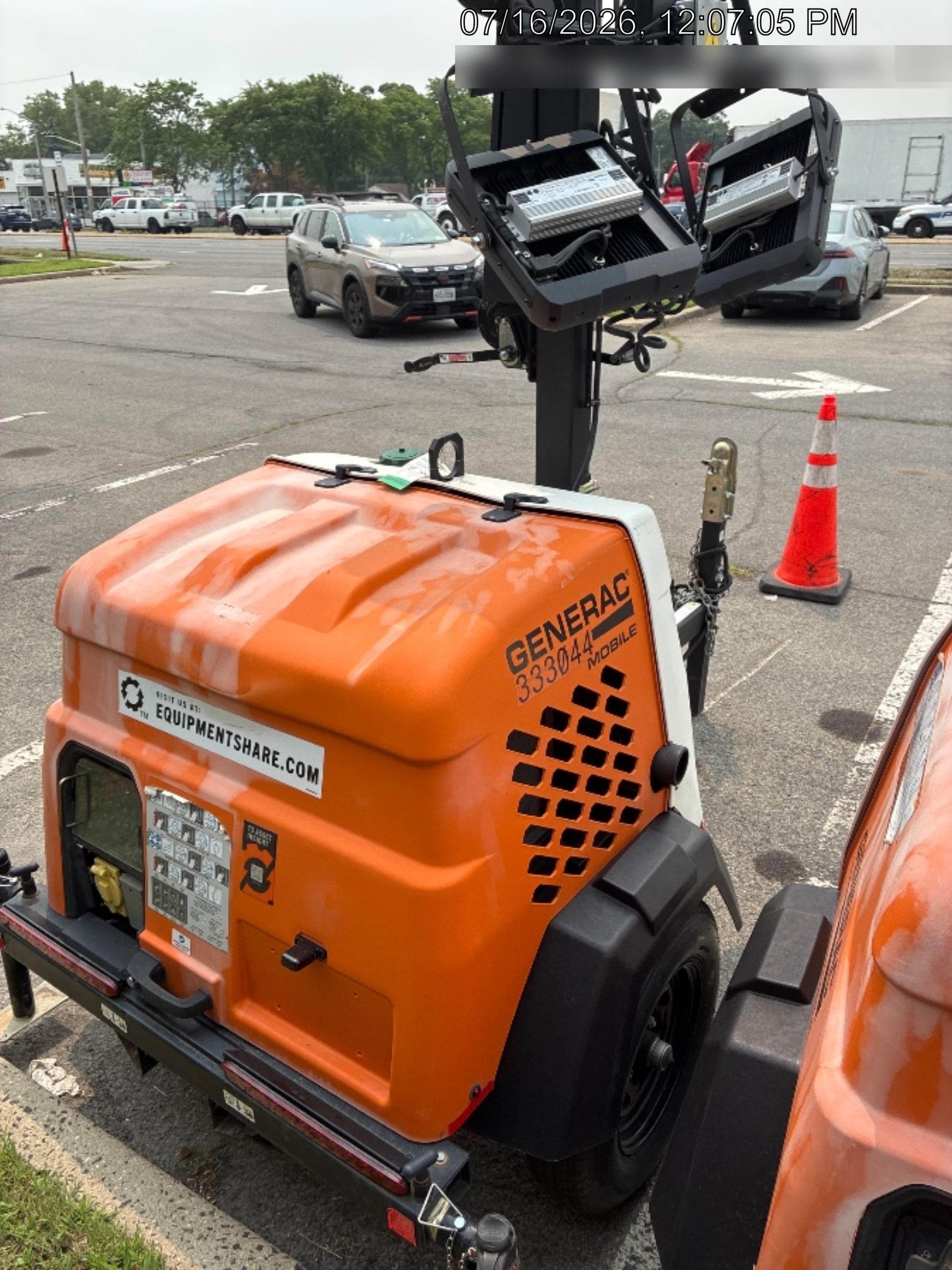 2023 Generac MLT2 Diesel, Flex Switch 120V Input, Powerzone Controller, (4) 320W LED Lights, 4kW Generator, 39.9 Gal Fuel Tank, 2" Ball, T3