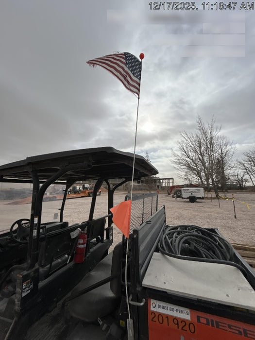 2022 Kubota RTV-X1140W-H Plastic Canopy, Windshield Acrylic Clear, LED Strobe Light, Wire Harness Kit, Back up Alarm