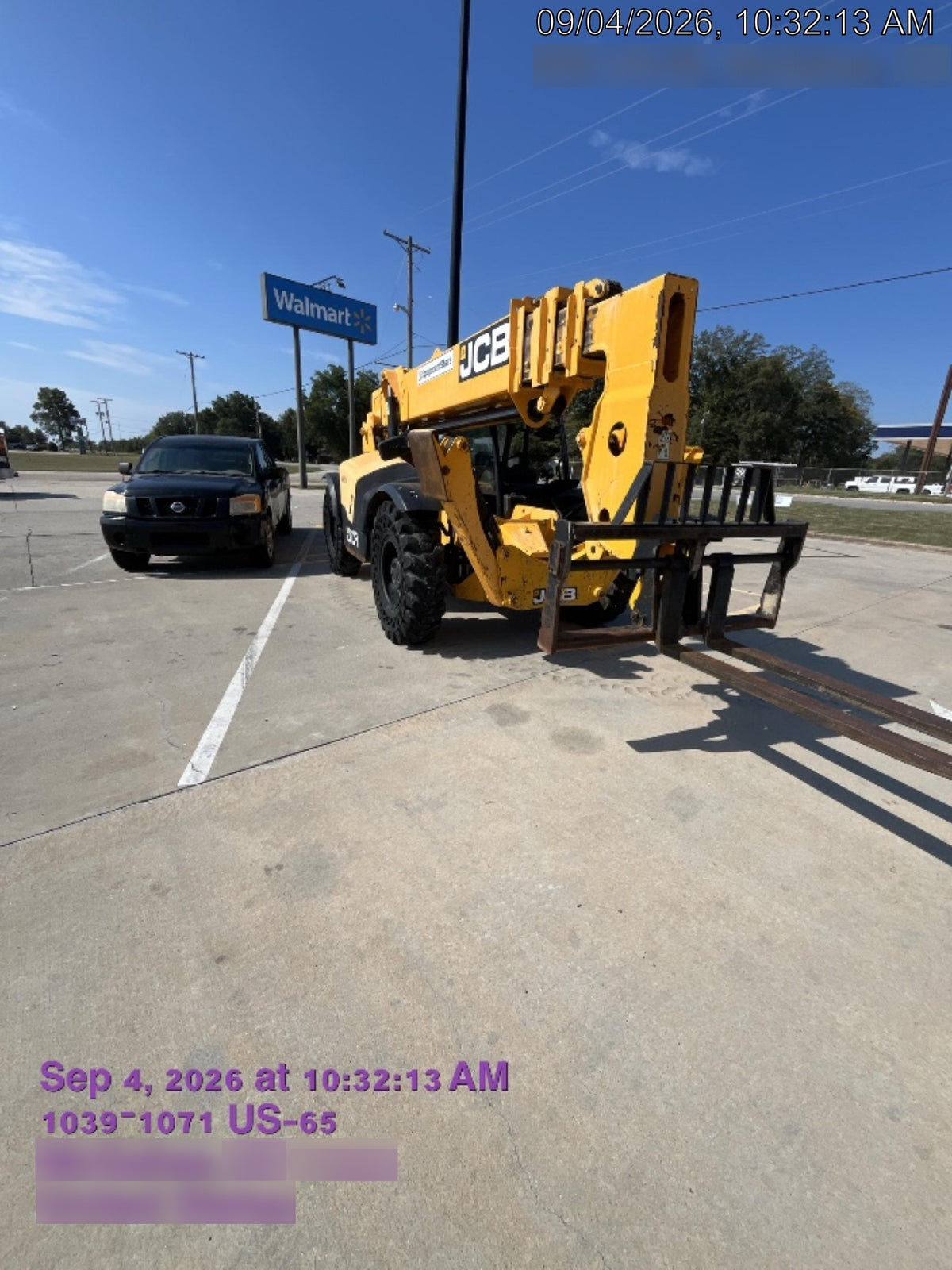 2019 JCB 510-56 Canopy, 74 HP, Solid Tires, STD Worklight, Beacon, Aux Hydraulics, Lifting Eye, Back up Alarm w/66" Carriage/60" Forks