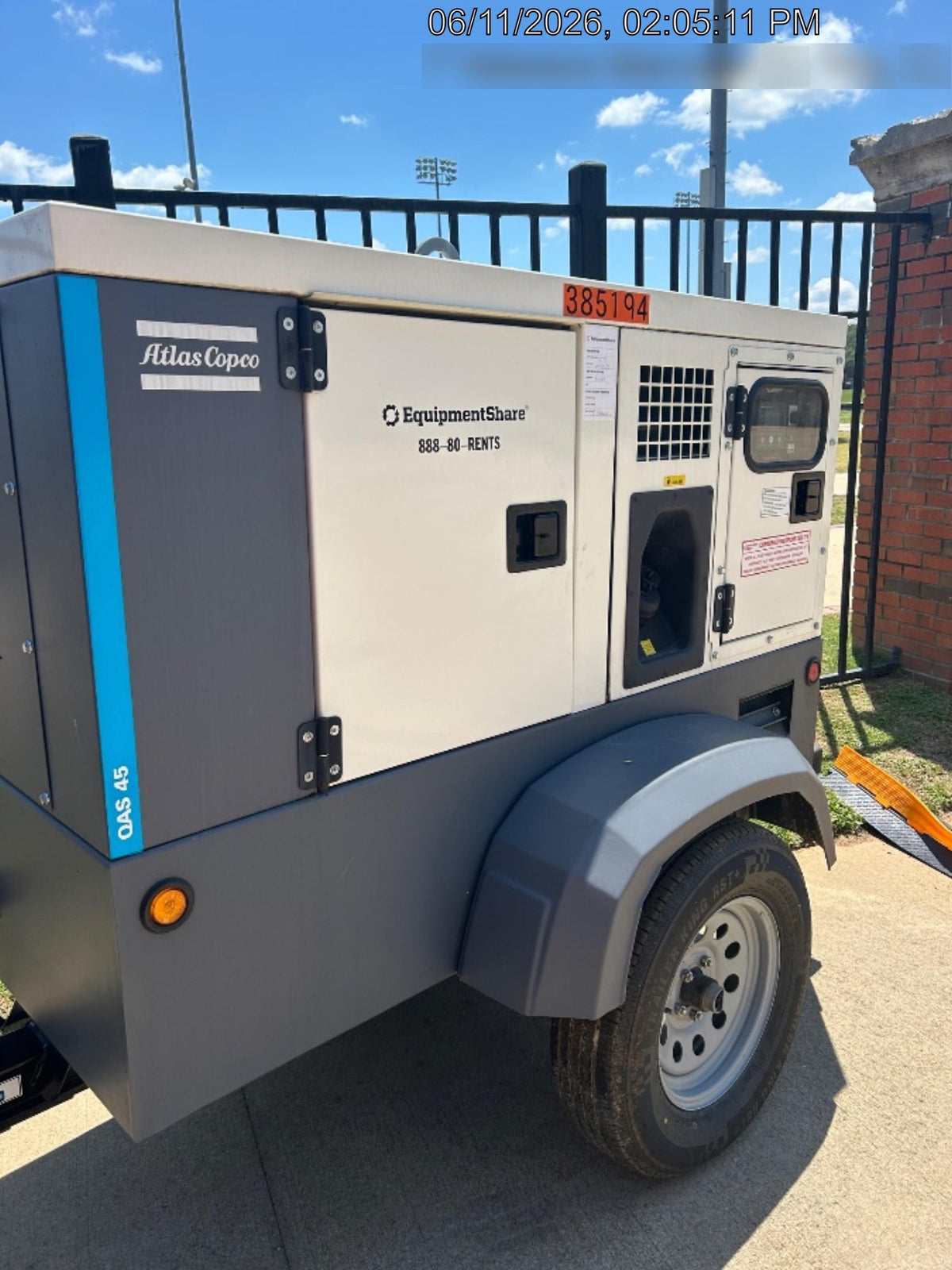 2023 ATLAS COPCO QAS45 CWK
