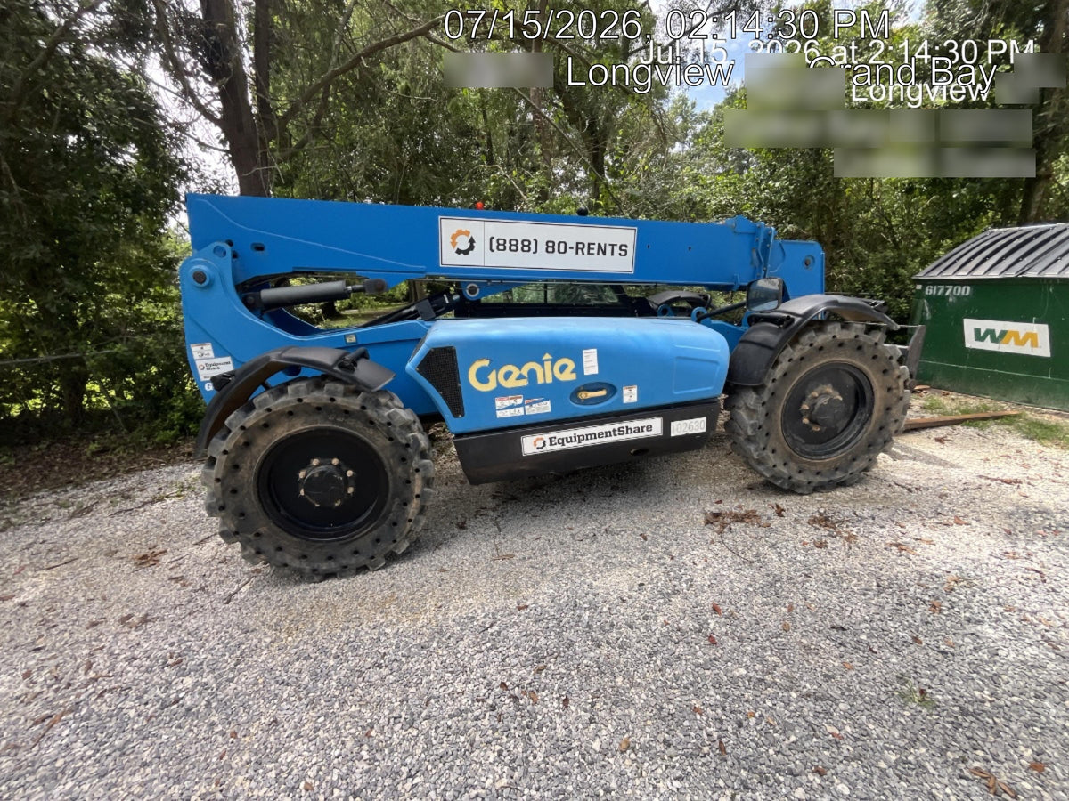 2020 Genie GTH-636 Cab/Heat/Air, Solid Tires, Work Lights, Beacon, Aux Hydraulics, Back up Alarm
