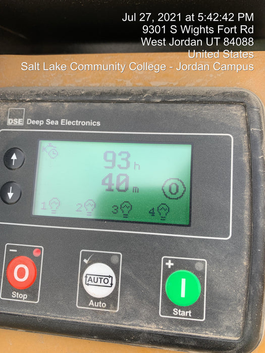 2021 Allmand NLV3GR (4) LED Light Fixture 350W, 23' Vertical Mast, 3kW Prime, Towable, Deep Sea L401, Leveling Jacks, Yanmar T4F 5.8hp