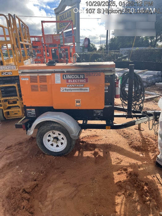 2022 Lincoln Electric LE400 Kubota V1505, Trlr, Cable Rack, Light Kit, ES Decals, T3