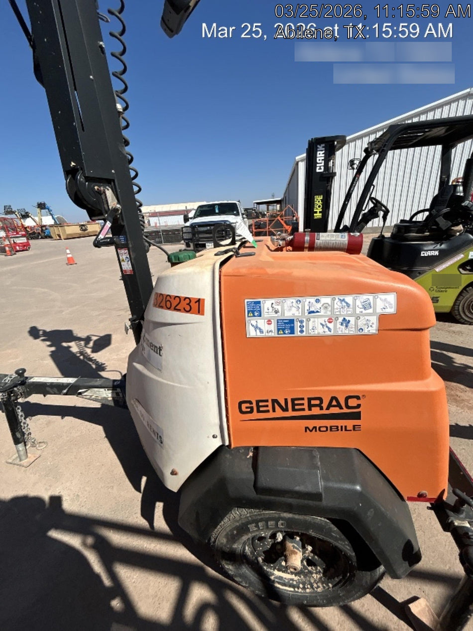2023 Generac MLT2 Diesel, Flex Switch 120V Input, Powerzone Controller, (4) 320W LED Lights, 4kW Generator, 39.9 Gal Fuel Tank, 2" Ball, T3