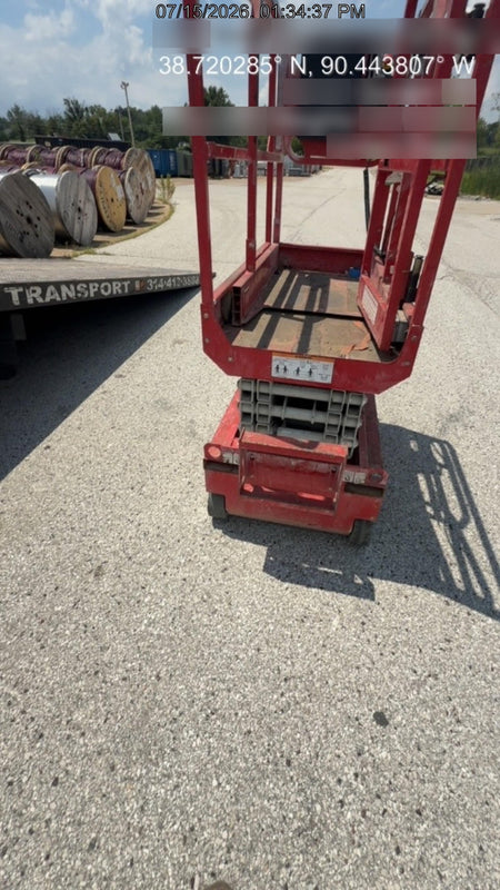2017 MEC 1330SE 13' Scissor Lift w/2 Year Full Extended Warranty