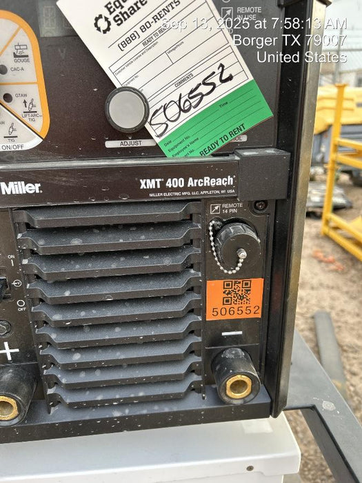 2025 MILLER ELECTRIC XMT 400