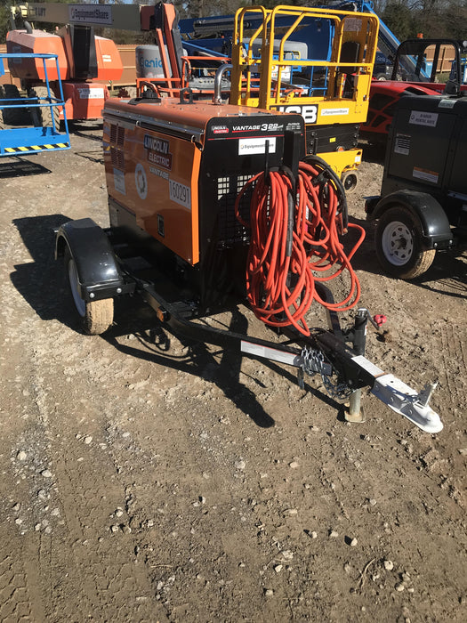 2021 Lincoln Electric Vantage 322 Vantage 322 Ready Pak 3 w/ Decals, ORANGE (includes trailer, cable rack, fender light kit) NO Telematics