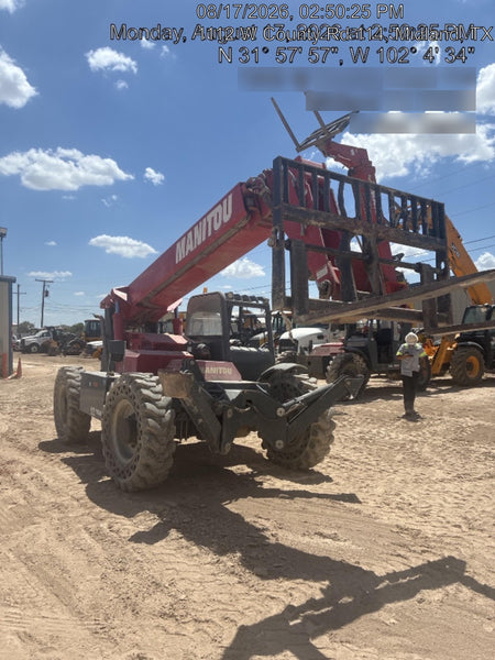 2019 Manitou MTA10055 MTA10055 - 120 HP T4, Canopy, Worklights/Strobe, Beacon, 66" Carriage, 60" Forks, Solid Tires, Lift Hook, Aux Hydraulics