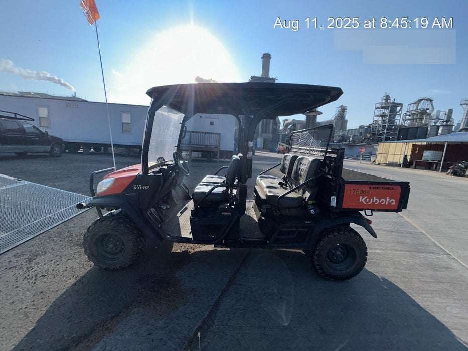 2021 Kubota RTV-X1140W-H Plastic Canopy, Windshield Acrylic Clear, LED Strobe Light, Wire Harness Kit, Back up Alarm