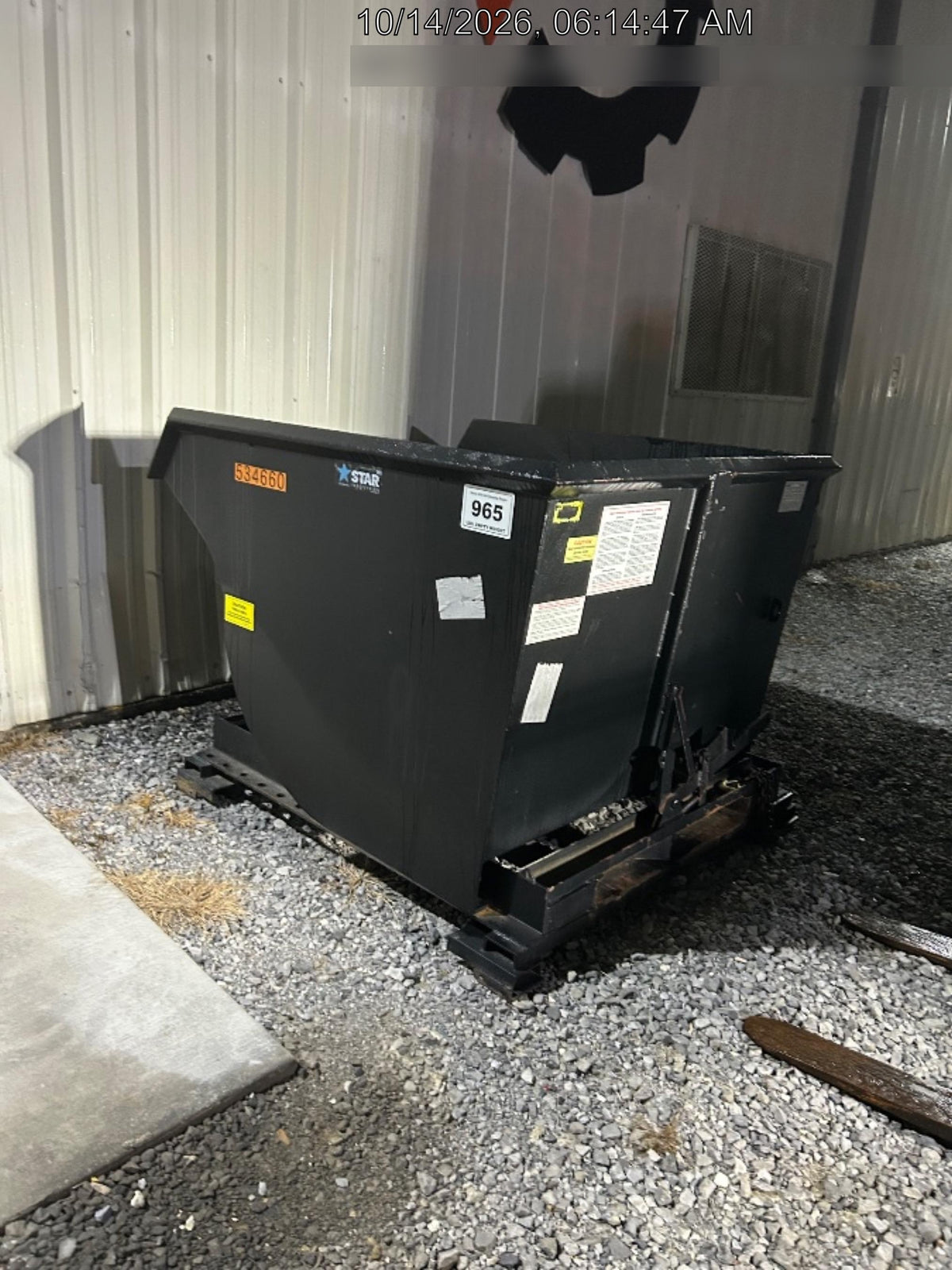 2025 STAR INDUSTRIES M-1820 - Self-Dump Hopper