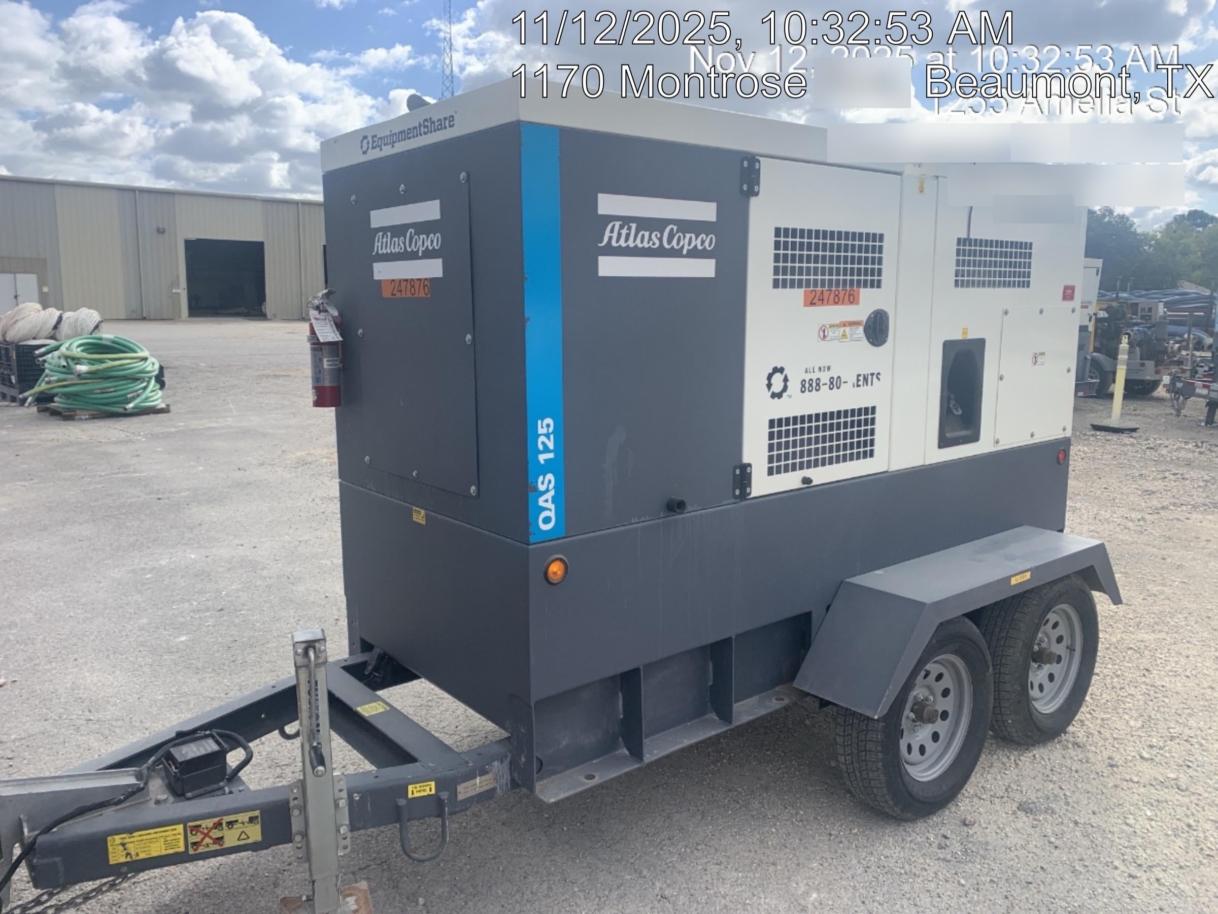 2022 ATLAS COPCO QAS 125