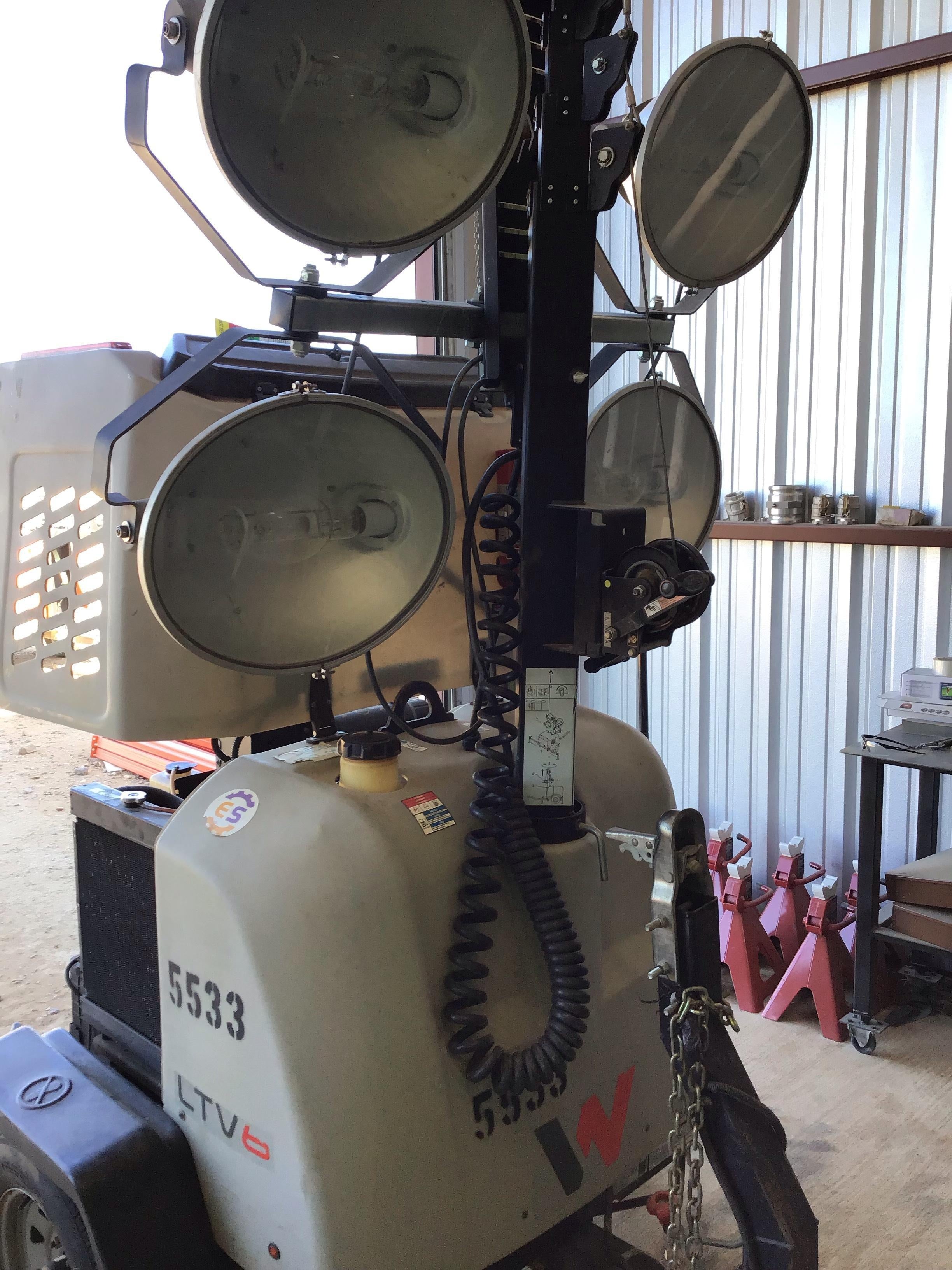 2017 Wacker Neuson LTV6L-MH Wacker Neuson 6 kW Towable Light Generator