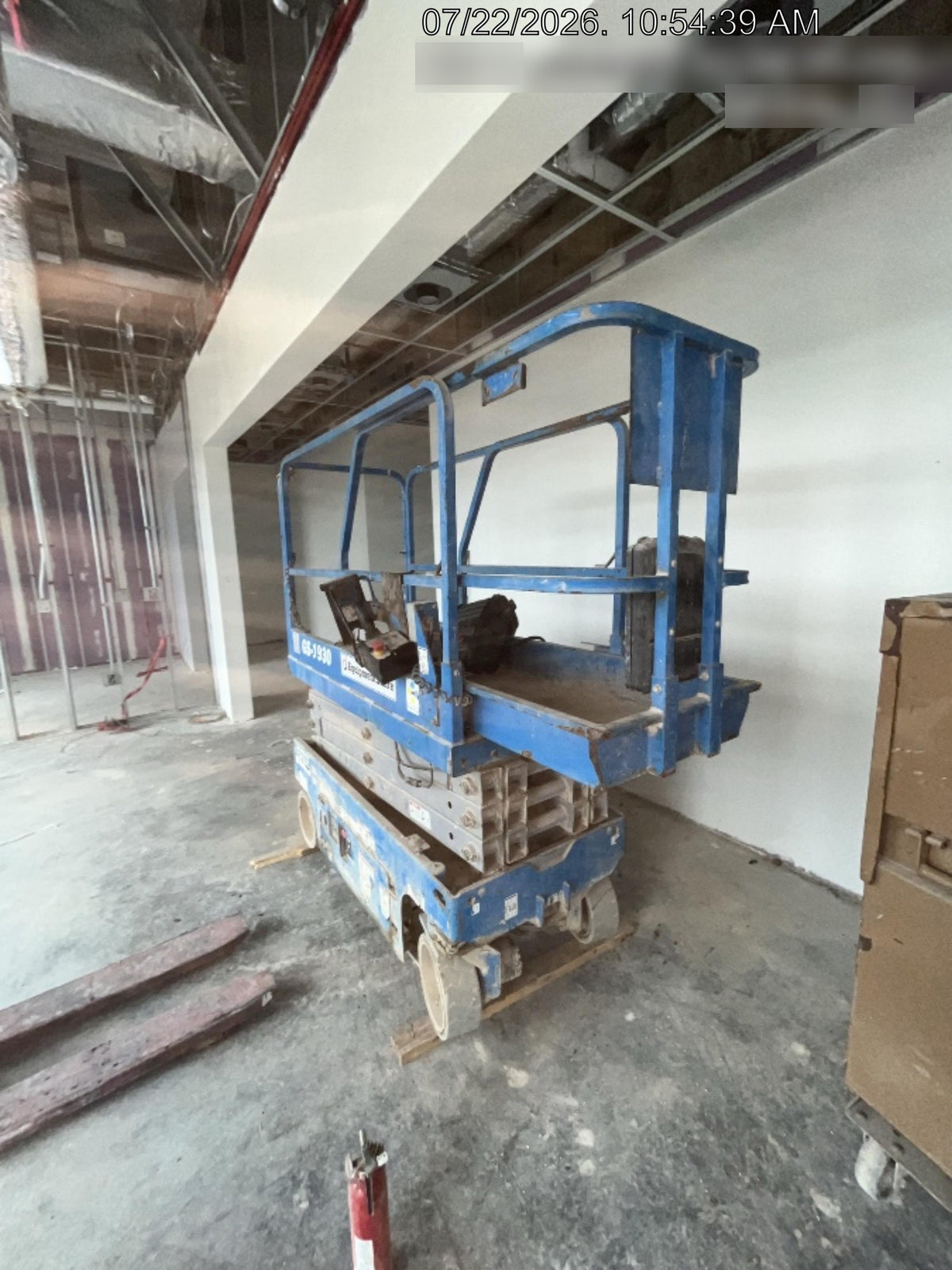 2019 Genie GS-1930 Fixed rails with chain Entry