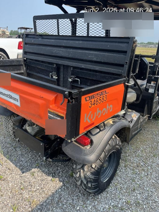 2022 Kubota RTV-X1140W-H Plastic Canopy, Windshield Acrylic Clear, LED Strobe Light, Wire Harness Kit, Back up Alarm