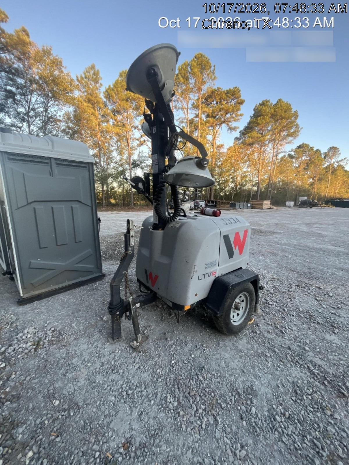Wacker Neuson LTV6K-MH Wacker Neuson LTV6K Towable Light Tower