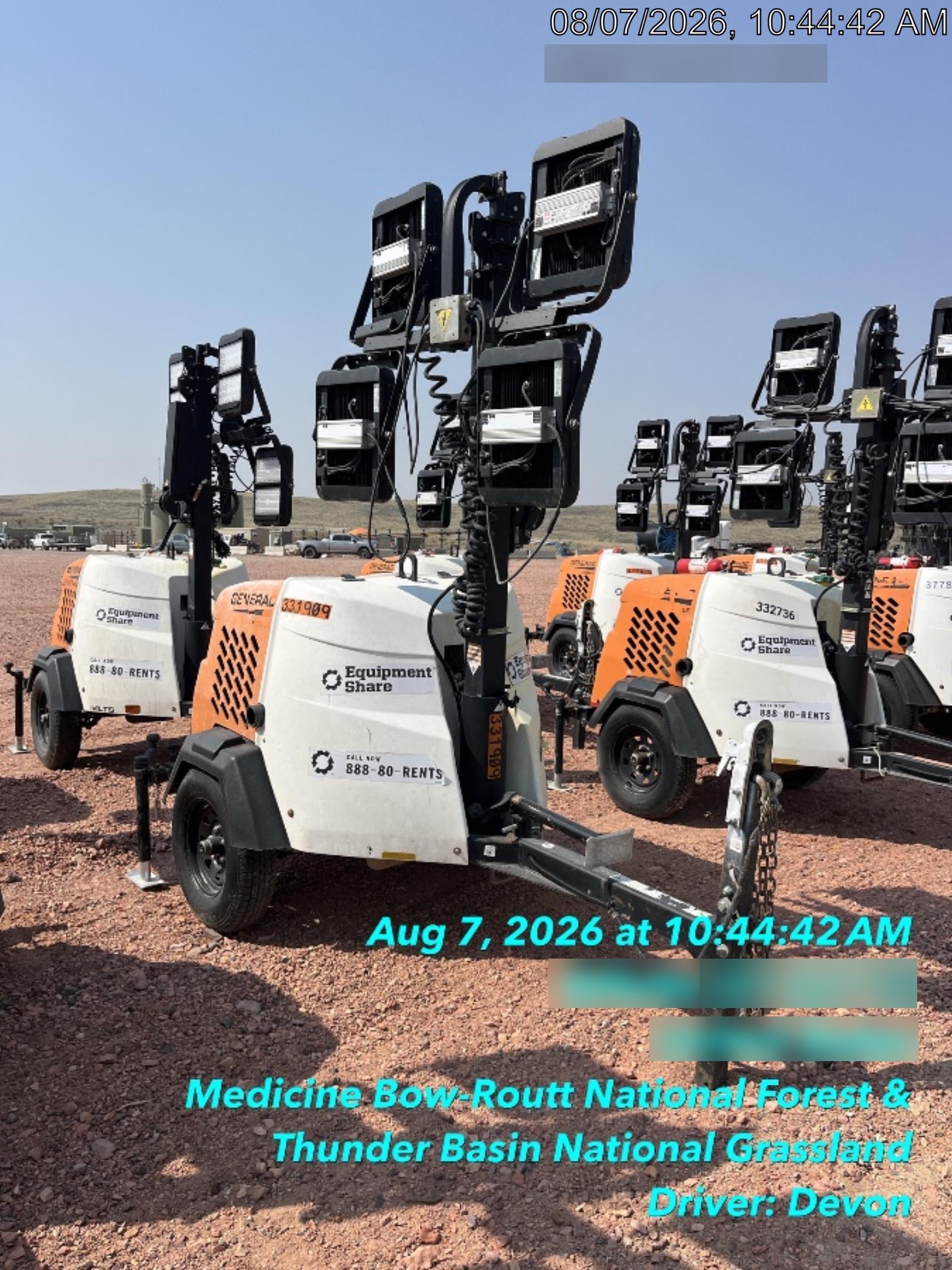 2023 Generac MLT2 Diesel, Flex Switch 120V Input, Powerzone Controller, (4) 320W LED Lights, 4kW Generator, 39.9 Gal Fuel Tank, 2" Ball, T3