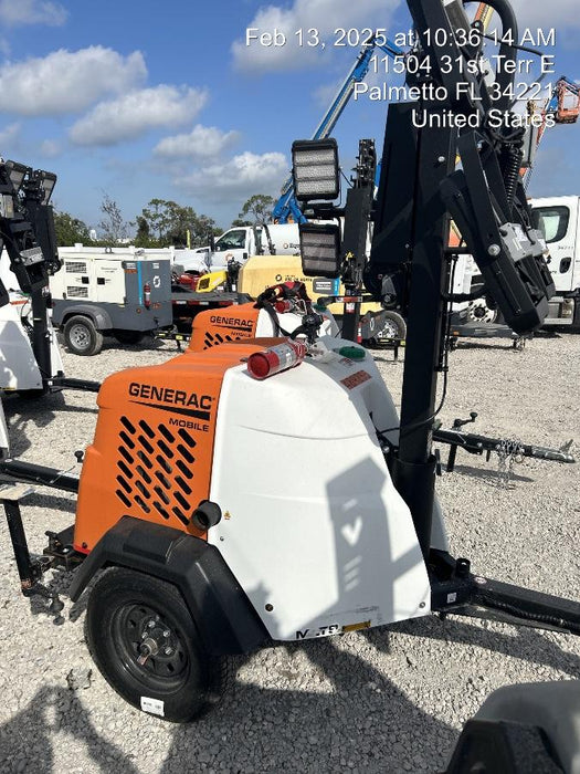 2025 Generac MLTS-4 Diesel, Mitsubishi L2E, 7.1 hp @1800 rpm, Flex Switch 120V Input, Powerzone Controller, (4) 320W LED Lights, 4kW Generator, 39.9 Gal Fuel Tank, 2" Ball, T3, ES Decals