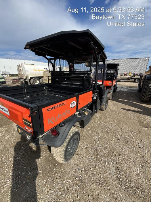 2022 Kubota RTV-X1140W-H Plastic Canopy, Windshield Acrylic Clear, LED Strobe Light, Wire Harness Kit, Back up Alarm