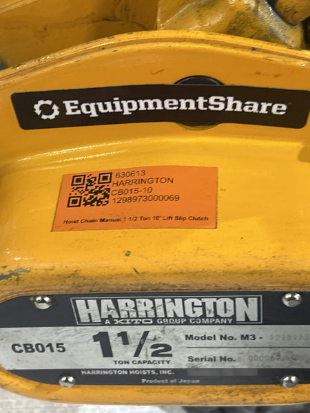 2026 HARRINGTON CB015-10
