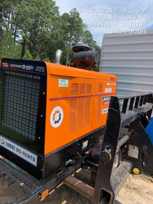 2022 Lincoln Electric Vantage 549X VANTAGE 549X READY-PAK 3