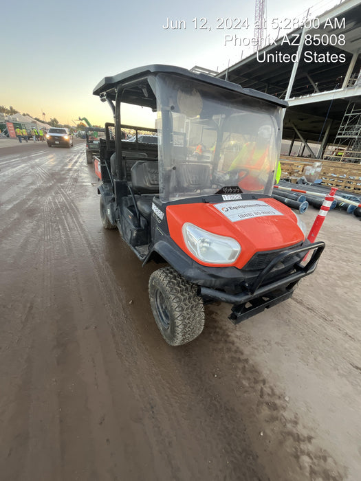 2021 Kubota RTV-X1140W-H Plastic Canopy, Windshield Acrylic Clear, LED Strobe Light, Wire Harness Kit, Back up Alarm