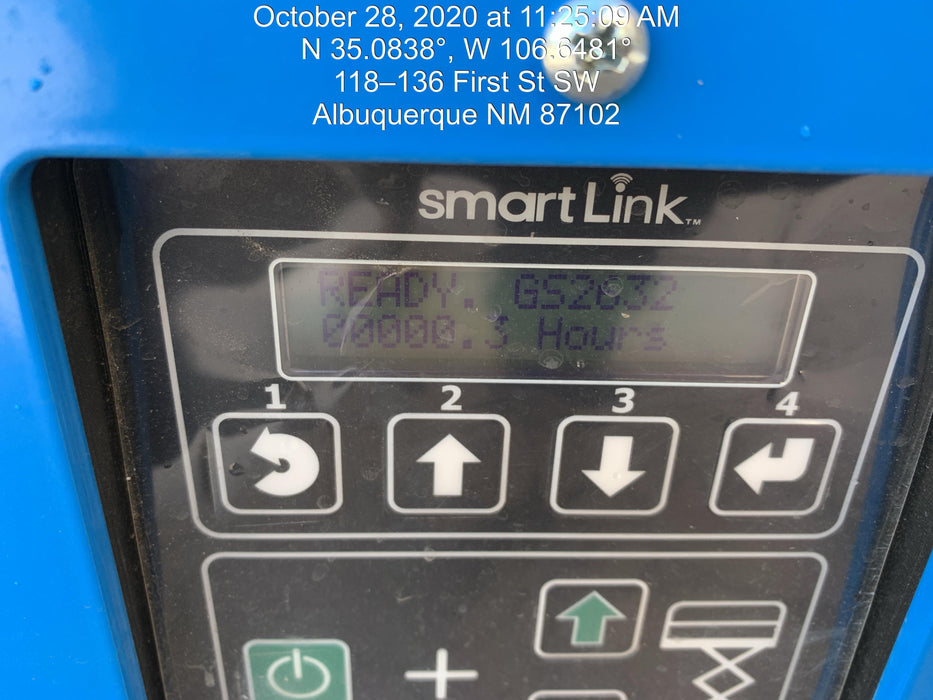 2020 Genie GS-2632 Solid NM Tires, Folding Rails with Half-Height Swing Gate, Beacon