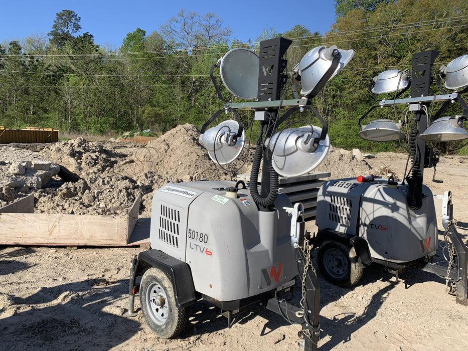 2019 Wacker Neuson LTV6L-MH Mobile Light Tower w/Fuel Level Sensor Installed