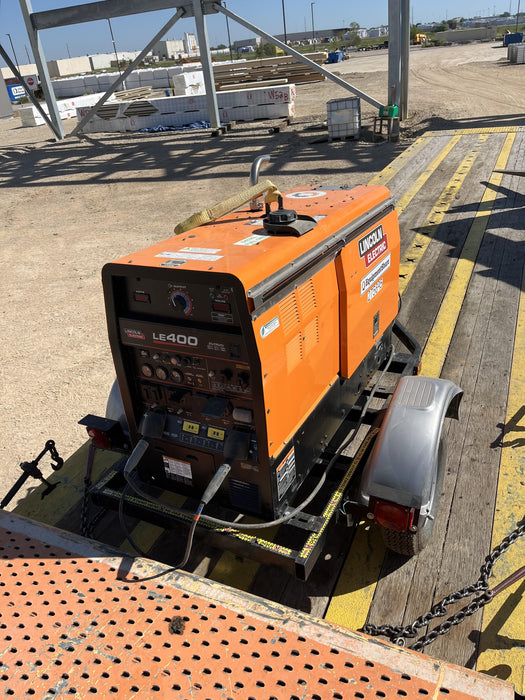 2022 Lincoln Electric LE400 Kubota V1505, Trlr, Cable Rack, Light Kit, ES Decals, T3