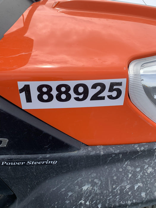 2021 Kubota RTV-X1140W-H Plastic Canopy, Windshield Acrylic Clear, LED Strobe Light, Wire Harness Kit, Back up Alarm