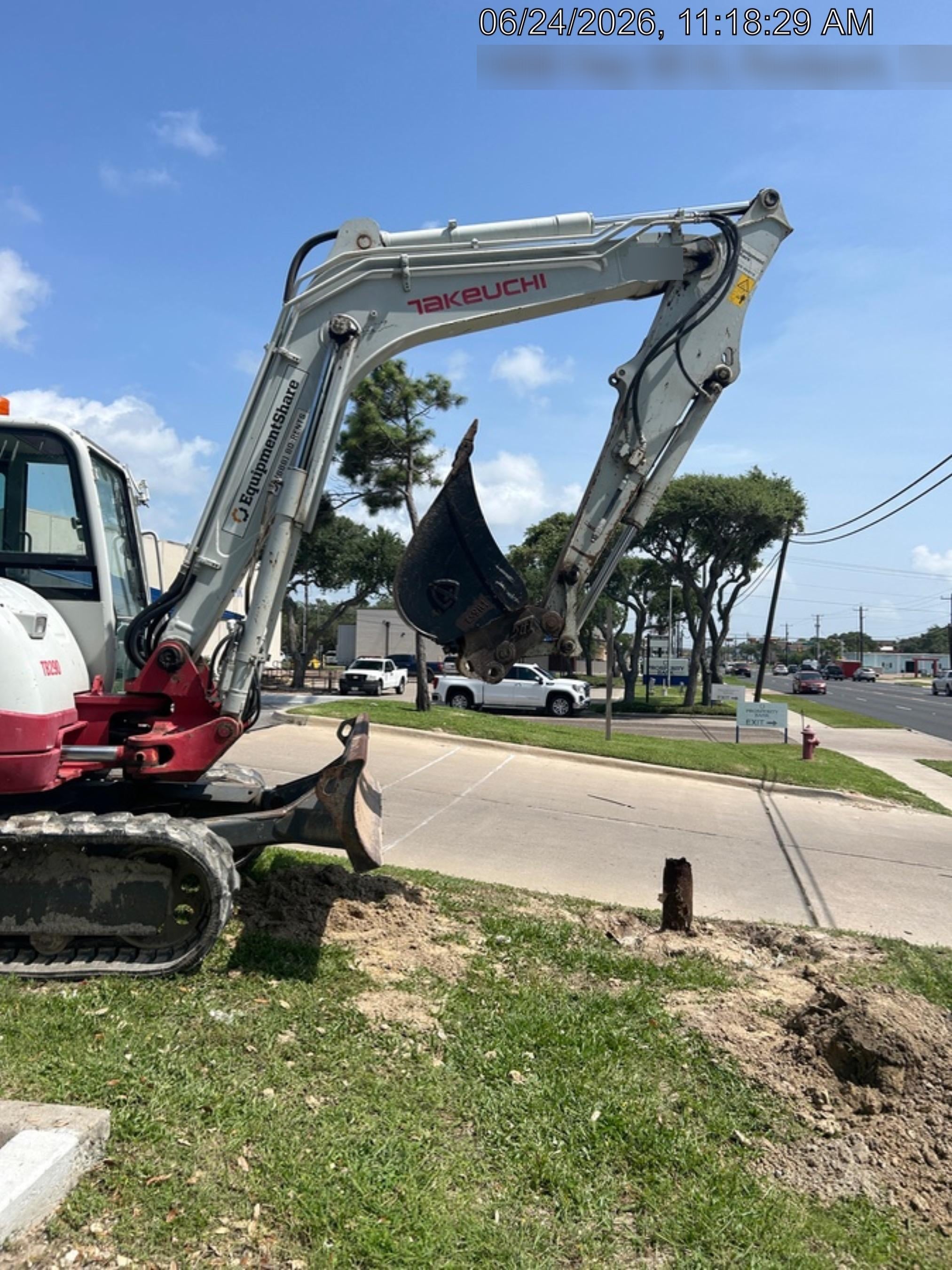 2019 Takeuchi TB290 Cab/Heat/AC w/Rubber Tracks, Auxiliary Hydraulics, Dozer Blade, Manual QC, 18/24/36" Buckets, Hydraulic Thumb Installed