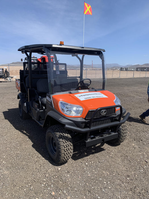 2022 Kubota RTV-X1140W-H Plastic Canopy, Windshield Acrylic Clear, LED Strobe Light, Wire Harness Kit, Back up Alarm