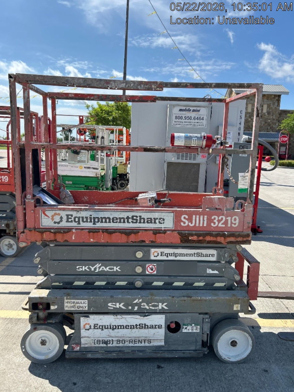 2019 Skyjack SJIII-3219 Standard Options, Trojan Batteries